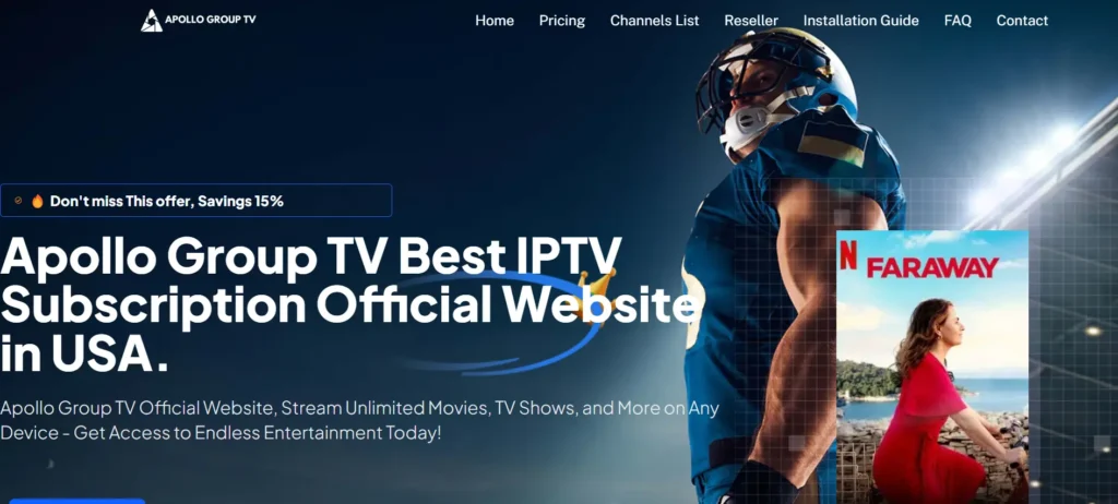 Apollo Group TV Best IPTV Subscription Official Website in USA